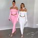 Women's Strapless Long Sleeved Top And Slim Fit Skirt Set Spring Summer Fashionable Sexy New Arrivals Wholesale_ecoleips.com