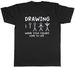 Women's T-Shirts Drawing Where Stick Figures Come To Life Funny Mens T-Shirt Tee Gift Top_ecoleips.com