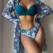 Verve New Style Three-Piece Swimsuit Cover-Up Women's Two-Piece Sexy Lace Bikini_ecoleips.com