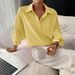 DiYun Cross-Border Casual Resort Style Simple Striped Long-Sleeve Women's Shirt 2026 Summer Independent Station_ecoleips.com
