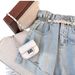 2025s Rolled Hem Denim Shorts For Women Summer Design Versatile Ins Korean Style Super Popular High Waist Wide Leg Slimming_ecoleips.com