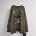 Women's Clothing New Cartoon Embroidered Letters Camouflage Rabbit Long Sleeved Sweater Female Round Neck Top_ecoleips.com
