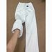 White Fleece-lined Thickened Loose Straight-leg Jeans For Women, Autumn And Winter, High-waisted, Slimming, Drapey,_ecoleips.com