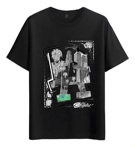 Women's T-Shirts Tshirt Muscle Freaks Los Angeles Urban City Style_ecoleips.com