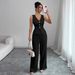 Women's Sleeveless Blazer Vest And Pants Set - Elegant Summer Two-Piece Outfit In Black, Beige & Burgundy_ecoleips.com