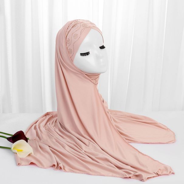"Solid-Color Scarf With Wave Embellishments – Soft & Stylish Shawl For Women, Multi-Color Options"_ecoleips.com