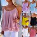 Women's Clothing Suspenders Loose Tops Small Vest_ecoleips.com