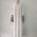 Women's Clothing New Fashion Simple Embroidered Cardigan With Tassels Dress Without Headscarf_ecoleips.com