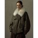 girl COLNE Winter New DuPont Far Infrared Antibacterial Warm Cotton Fur Collar Parka Jacket For Women C5488_ecoleips.com