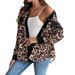 Women's Clothing supply of women's corduroy leopard print casual jacket hot selling hot shirt outer_ecoleips.com