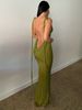 2024 New Summer Fashion Sexy Strapless Hang Neck Temperament Dress_ecoleips.com