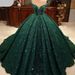 European And American Wedding Dress 2025 New Deep V One Shoulder Palace Style Big Fluffy Wedding Dress Trailing Wedding Dress_ecoleips.com