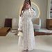 New Style Women's Long Elegant Dress Lapel Embroidered Slimming Waist Long Sleeved Fashionable_ecoleips.com