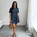 Women's Clothing Sweet Bow Tie Youthful Dress Loose Short Sleeved A Line Skirt For Everyday Vacation Wear_ecoleips.com