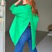 Solid Color Personality Street Style Spring Autumn Long Sleeve Loose Split Shirt Fashionable Women's Clothing_ecoleips.com