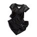 Women's Clothing Two Piece Top Temperament Suit V Neck T Shirt Female Summer Stylish Waist Slimming Two Piece Suit_ecoleips.com