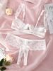 Aria Basics Three-piece European And American Style Sexy Lingerie Independent Station Manufacturer Supply Women's Set_ecoleips.com