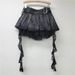 Denim Skirt Women 2025 Spring And Summer American Punk Irregular Lace Splicing Design Slim A Line Skirt Trend_ecoleips.com
