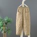 Women's Clothing Winter Style Elastic Waist Warm Down Cotton Harem Pants, Versatile, Fashionable, Cold Proof, Casual Bootcut Pants For Women._ecoleips.com