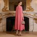 Women's Clothing Women's Rhinestone Studded Dress With Cape Style Shawl High End Loose Fit Neckline For Formal & Casual For Women_ecoleips.com