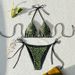 Sexy Animal Print Bikini Set For Women - Adjustable Ties, Removable Padding, Polyester & Spandex Blend - XS/S/M/L_ecoleips.com