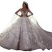 New Wedding Dress Bride Wedding Lace Long Sleeve Wedding Dress_ecoleips.com