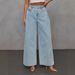 Women's Denim Jacket & Pants Set - Relaxed Fit Casual Streetwear Outfit For Spring (S/M/L/XL)_ecoleips.com
