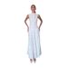 Women's Sleeveless High Neck Dress Elegant Sexy Hollow Out Lace High Waisted Fashionable American Style New_ecoleips.com
