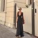 Summer Sexy V-Neck Halter Neck Women's Dress European American Style Tie Backless Polka Dot New 2025_ecoleips.com