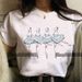 2023 Ballet Dancer Printed T Shirt Women T Shirt 90s Cartoon Graphic Tops Ladies T-shirt Casual Woman Shirt Clothes Fashion Tee_ecoleips.com
