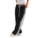 Winter Beige Relaxed Fit Harem Pants With Contrast Drawstring & Side Stripes - Streetwear Wide Leg Casual Trousers For Women_ecoleips.com