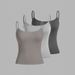 Aria Basics Aria Basics European American Style Thin Strap Camisole With Beautiful Back, Sexy Soft, Skin-friendly Sports Top, Slimming And_ecoleips.com