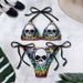 Women's Clothing New Bikini Custom Printed Strap Swimsuit Set Backless Two Piece Swimsuit_ecoleips.com
