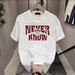 Women's Clothing Men's Summer Trendy Crew Neck T-Shirt Short Sleeve Casual Versatile Loose Top Half Sleeve Shirt_ecoleips.com