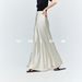 Luxury Acetate Mermaid Pencil Skirt – High-Waisted Slimming Mid-Length Tailored Skirt For Elegant Office & Evening Wear_ecoleips.com