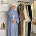 Loriya2024 Middle East Turkey Dubai Moon Embroidery Elegant Cardigan Robe LR785_ecoleips.com