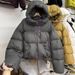 Cross-Border European Jacket Autumn Winter Down Cotton Coat Women's Short Hooded Thickened Warm Stylish Korean Version_ecoleips.com