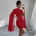 Cross-Border European And American Elegant Style Slim 2026 New Foreign Trade Women's Bodycon Stretch Midi Dress_ecoleips.com
