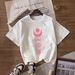 Women's Casual Round Neck Short Sleeve T-Shirt Multi-Color Style Simple Fashion Sports Top Solid Printed Loose Fit_ecoleips.com