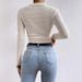 European And American Cross-Border Autumn Winter Slim Fit Versatile Long Sleeve Plaid Round Neck_ecoleips.com