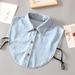 Women's Clothing Denim Shirt Collar Versatile Collar Casual Replacement Multifunctional Collar With Sweater Clothes_ecoleips.com