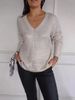 Women's V-Neck Knit Pullover – Lightweight, Soft & Stylish For Autumn & Winter | Casual & Elegant Everyday Wear_ecoleips.com