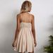 Voya Women's Beach Vacation Dress With Tied Bow, Cotton And Linen Suspender Dress, Short Skirt_ecoleips.com