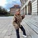 Trendy Faux Fur Coat For Women - Oversized Short Jacket With Lapel Collar, Warm Winter Outerwear Streetwear Fashion, Stylish Wolf Grey Coat For Casual_ecoleips.com
