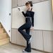 Micro Flared Shark Pants, Women's High Waisted Pants, Slim Fit And Slimming, Flared Pants With A Hanging Feel_ecoleips.com