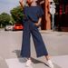 Women's Clothing Autumn New Loose Simple Solid Color Leisure Suit Texture Drawstring Sports Two Piece Suit For Women_ecoleips.com