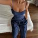 Diyun European And American Y2K Sports Camisole Solid Color Long Pants Set Women's Clothing 2025 Autumn Winter_ecoleips.com