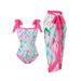 Women's Conservative One Piece Swimsuit Print Design Wire-Free Swimwear Summer Vacation Style_ecoleips.com
