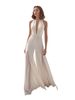 Women's Clothing Sexy Deep V Halter Neck Jumpsuit Casual Trousers_ecoleips.com