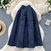 Women's Clothing Palace Retro Heavy Jacquard Skirt Winter High Waist Slim Puffy Pleated Mid-length Umbrella Skirt_ecoleips.com